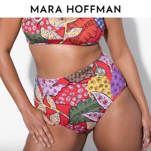Mara Hoffman Lydia Floral Banditta Bikini Bottom